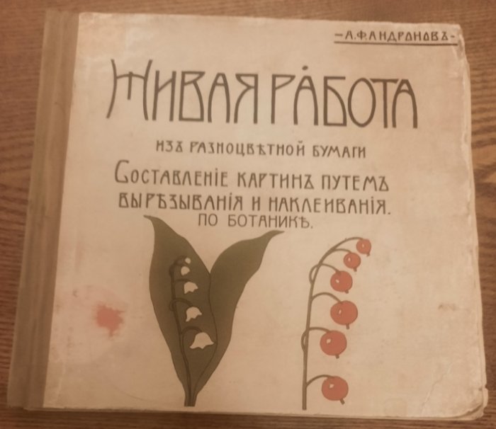 Живая работа из разноцветной бумаги : Сост. картин путем вырезывания и наклеивания.