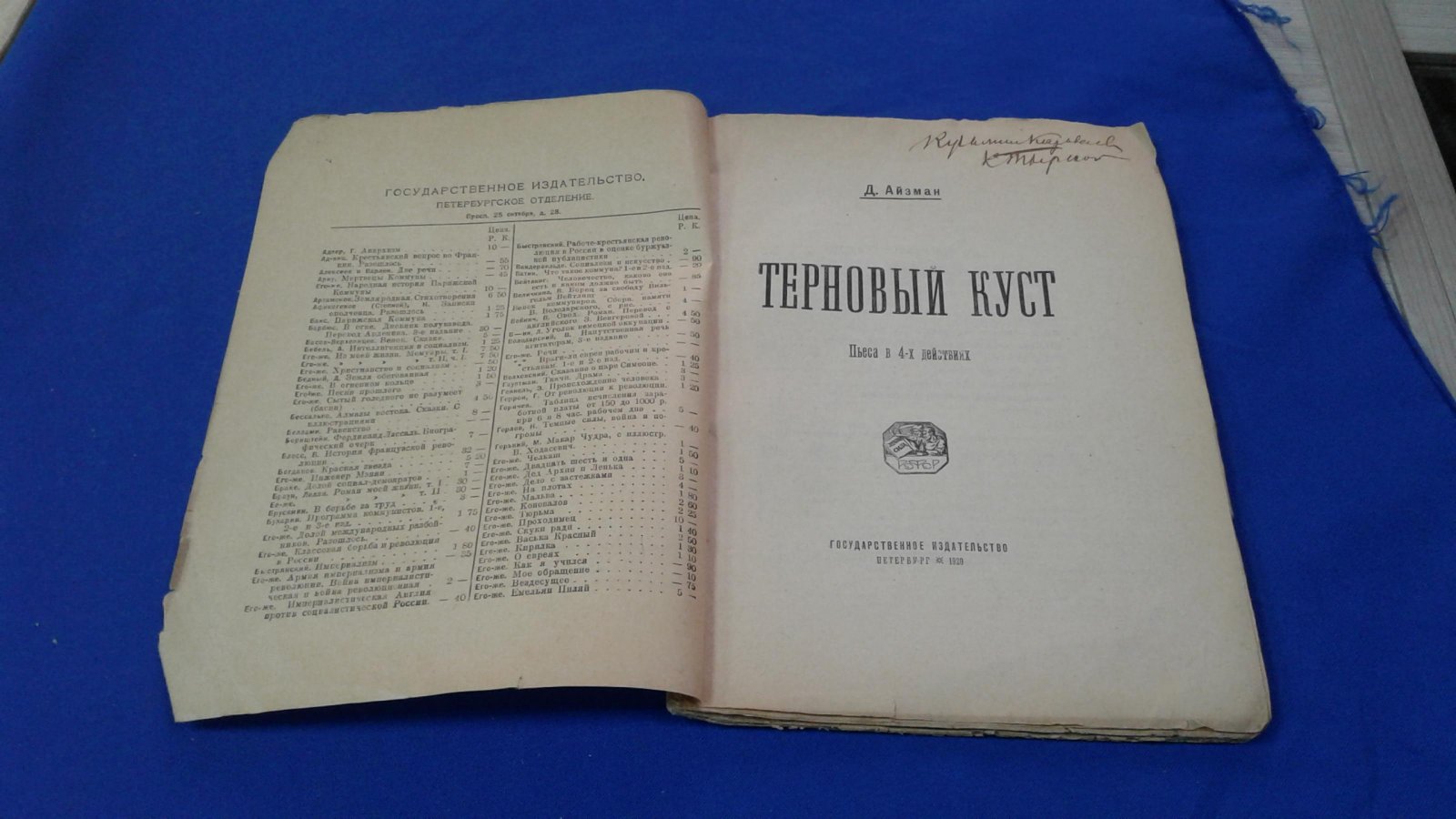 Айзман Д. Терновый куст.