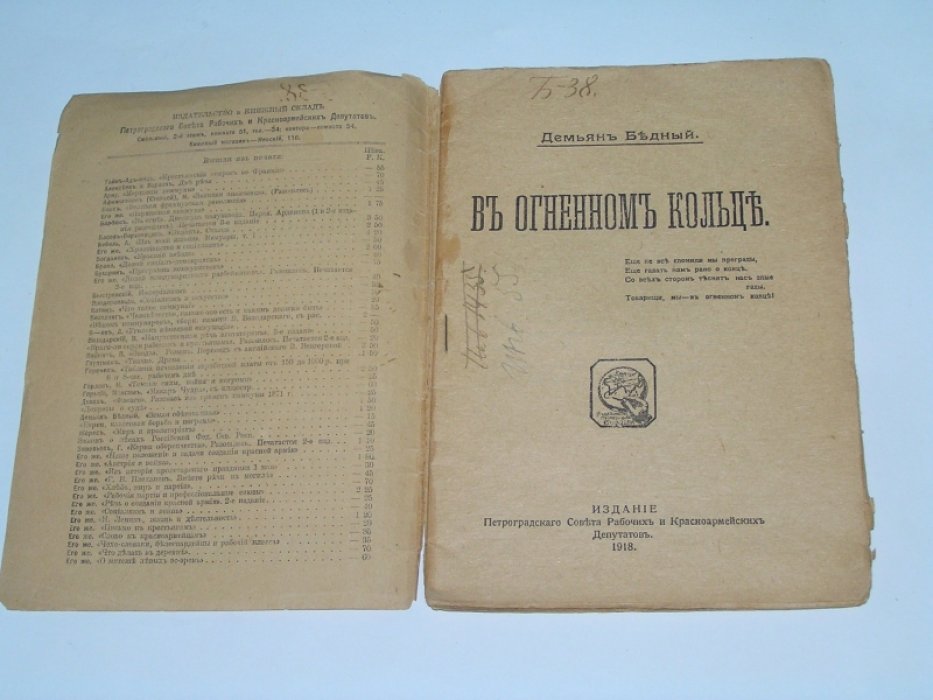Бедный Демьян. [Демьян Бедный] В огненном кольце.