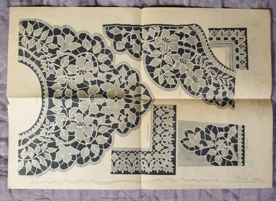 Приложение к журналу «Вестник Моды» №8 1917г. Дамские рукоделия.