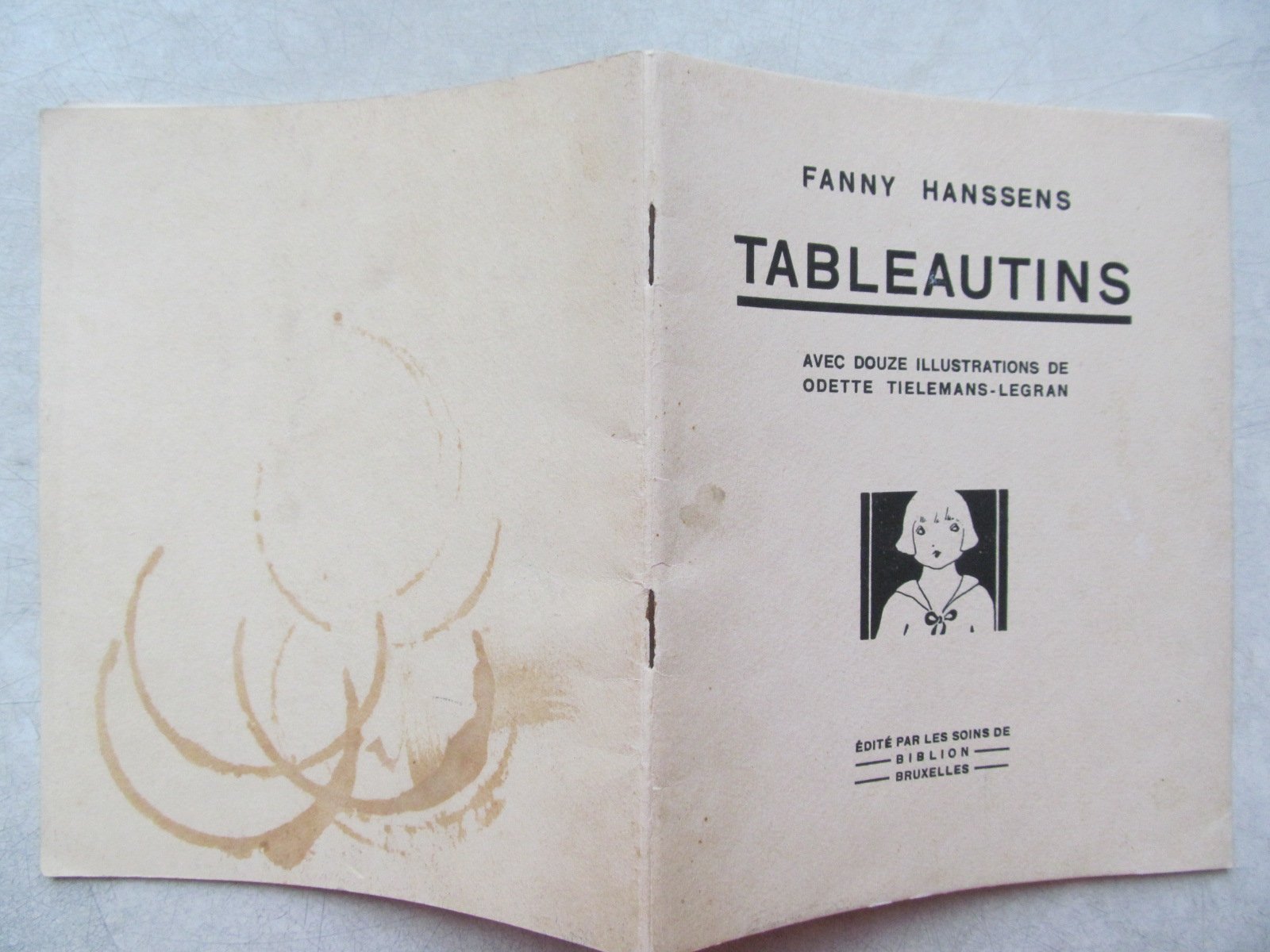 Hanssens F. Tableautins/ Столовые приборы. С12 иллюстрациями Odette Tielemans-Legran