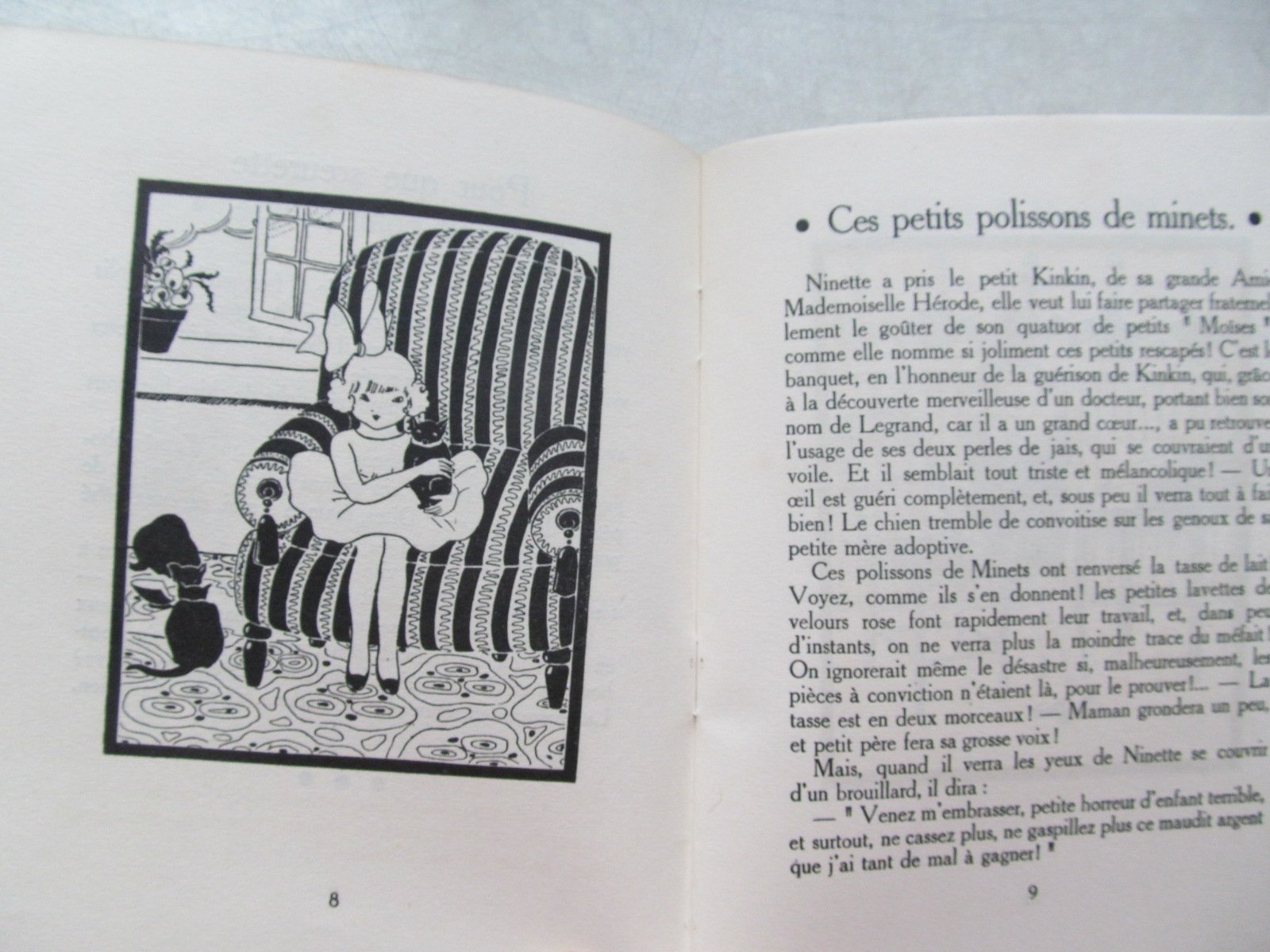 Hanssens F. Tableautins/ Столовые приборы. С12 иллюстрациями Odette Tielemans-Legran