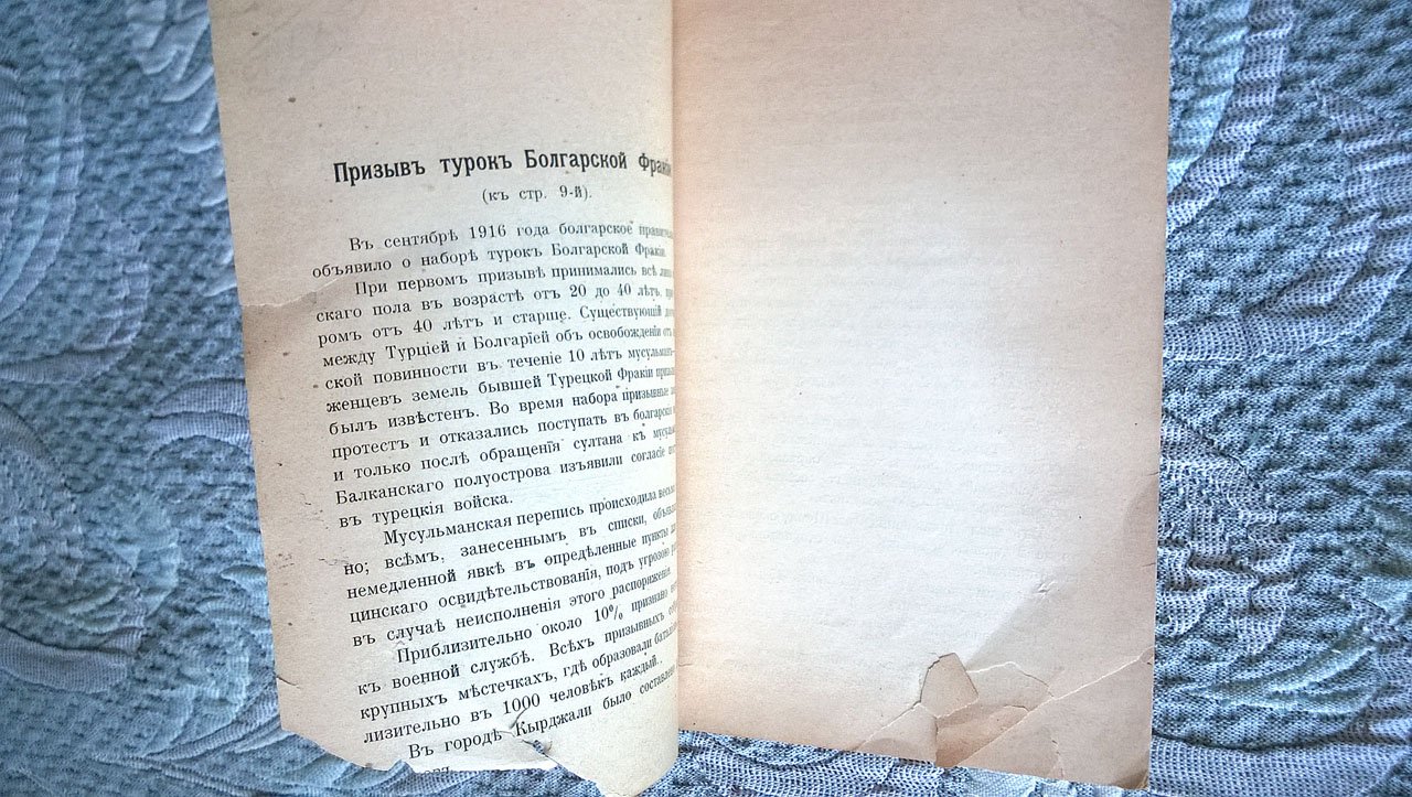 Дополнения и изменения к сводке сведений о болгарской армии за время от начала мобилизации до 1-го апреля 1917 года по сведениям, полученным из различных источников к 5-му сентября 1917 года.