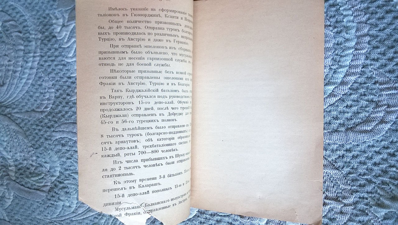 Дополнения и изменения к сводке сведений о болгарской армии за время от начала мобилизации до 1-го апреля 1917 года по сведениям, полученным из различных источников к 5-му сентября 1917 года.