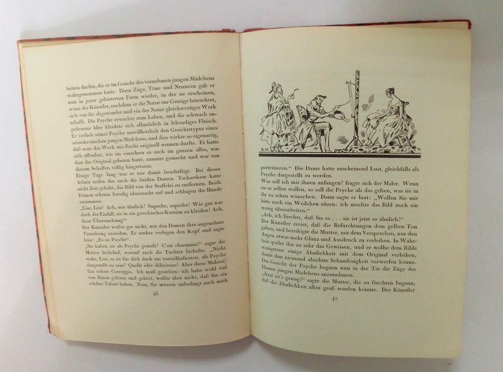 Gogol, N.[Гоголь, Н.] Das bildnis fine novelle mitzeichnungen.