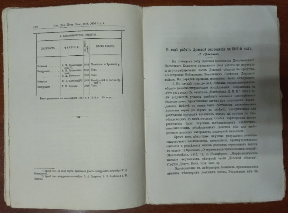 Известия докучаевского почвенного комитета. Год четвертый. 1916.