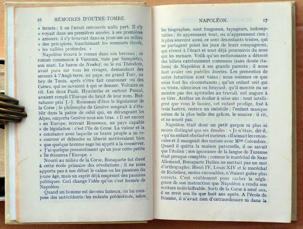 Chateaubriand, Francois-Rene (Шатобриан Франсуа Рене). Memoires d,Outre-tombe. (Замогильные записки).