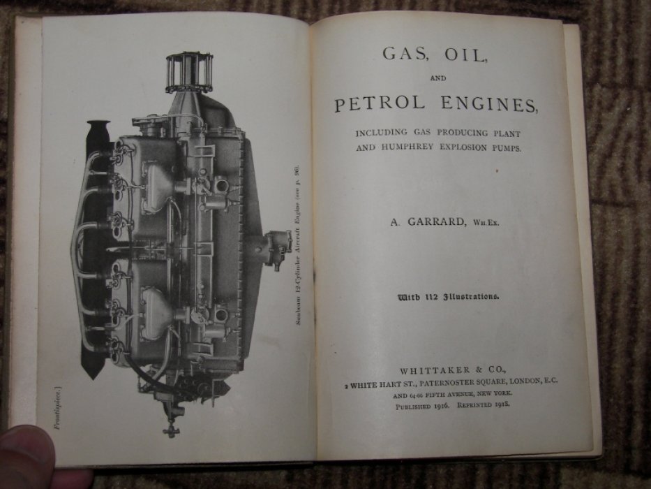 Garrard A. Gas, oil and petrol engines.