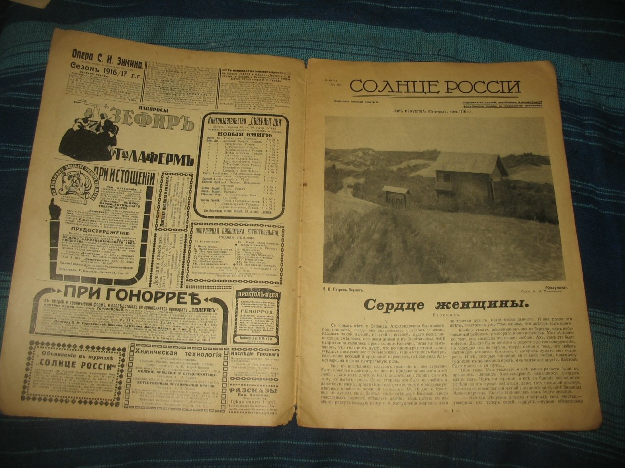 Солнце России, № 352 (46), Ноябрь 1916 г.