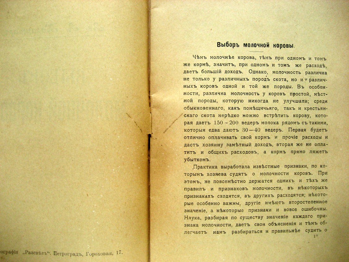 Калантар А. Выбор молочной коровы.
