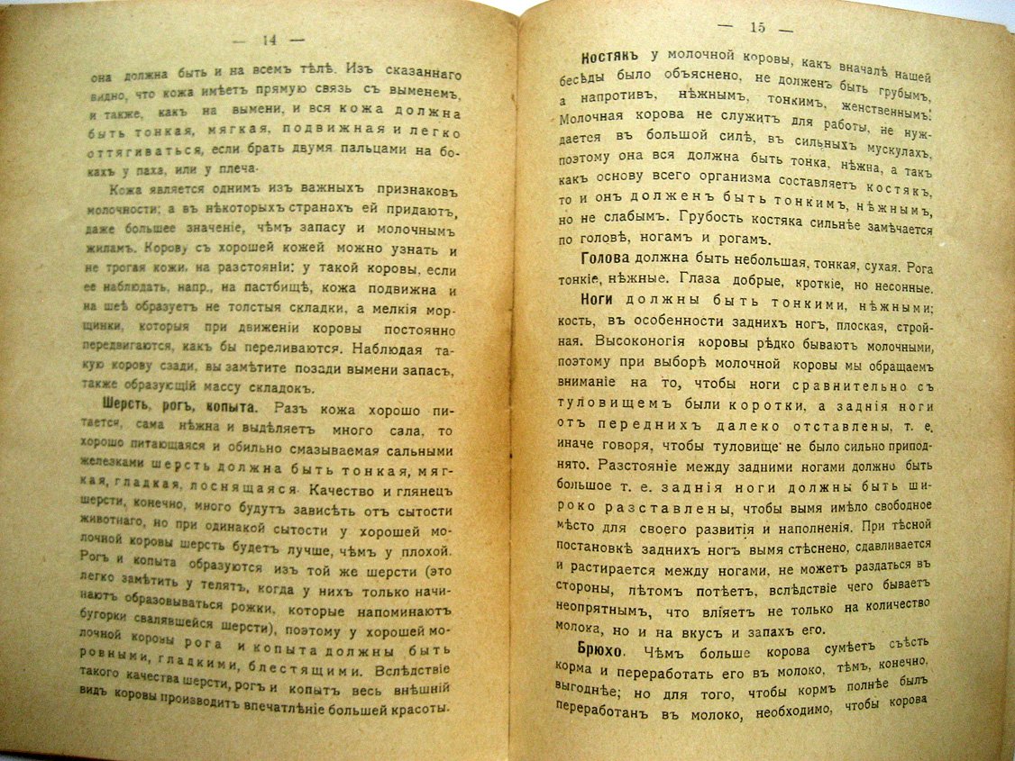 Калантар А. Выбор молочной коровы.