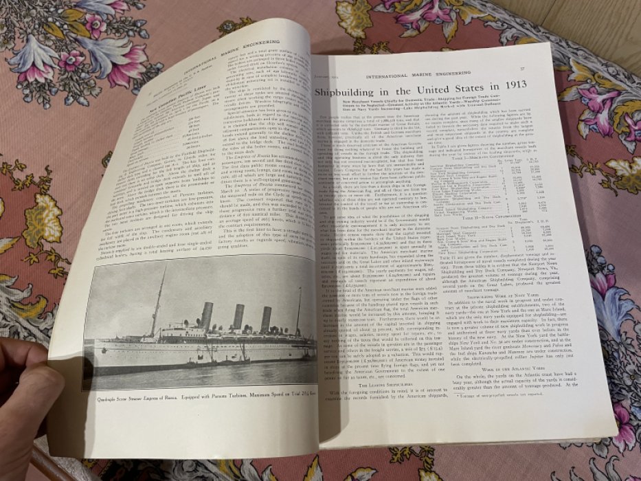 Marine Iron Works. Годовой комплект за 1914. 12 номеров.