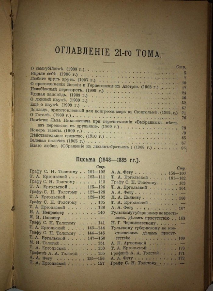 Толстой Л.Н. Полное собрание сочинений. Том 21-22: Письма 1848-1885гг. Статьи. Письма 1885-1899гг.