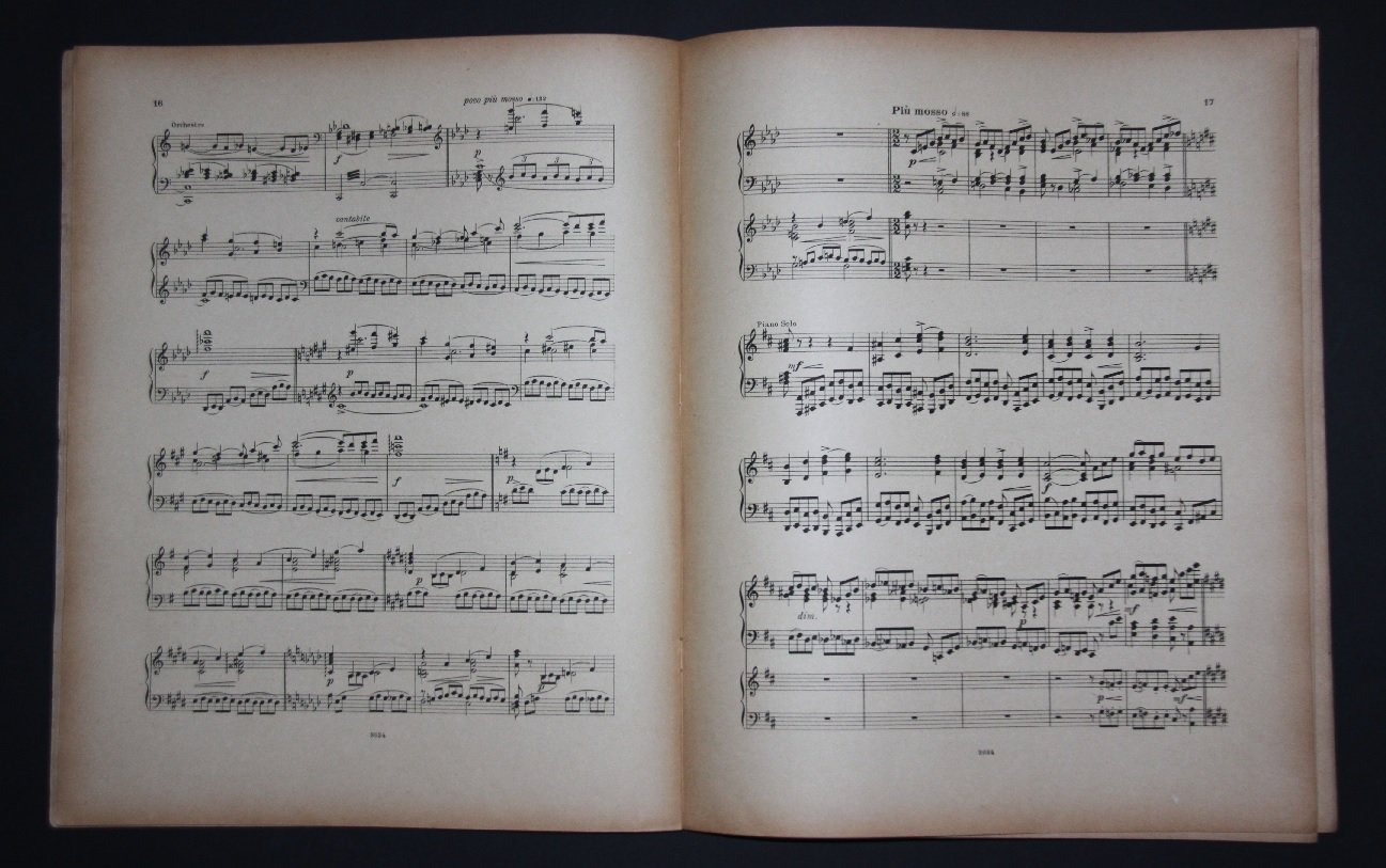 Глазунов, Александр. Концерт для фортепиано с оркестром N1 (f-moll) (Op. 92). Фортепианное переложение. /Ноты/.
