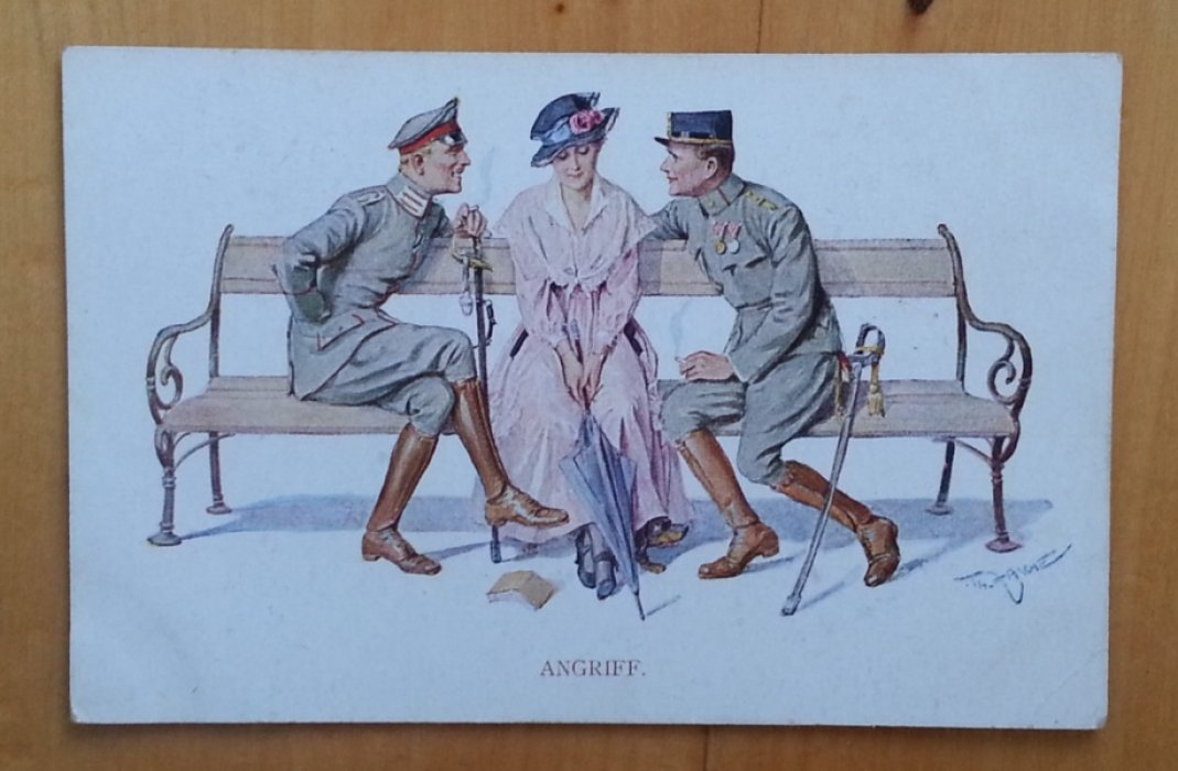 Angriff. Открытка