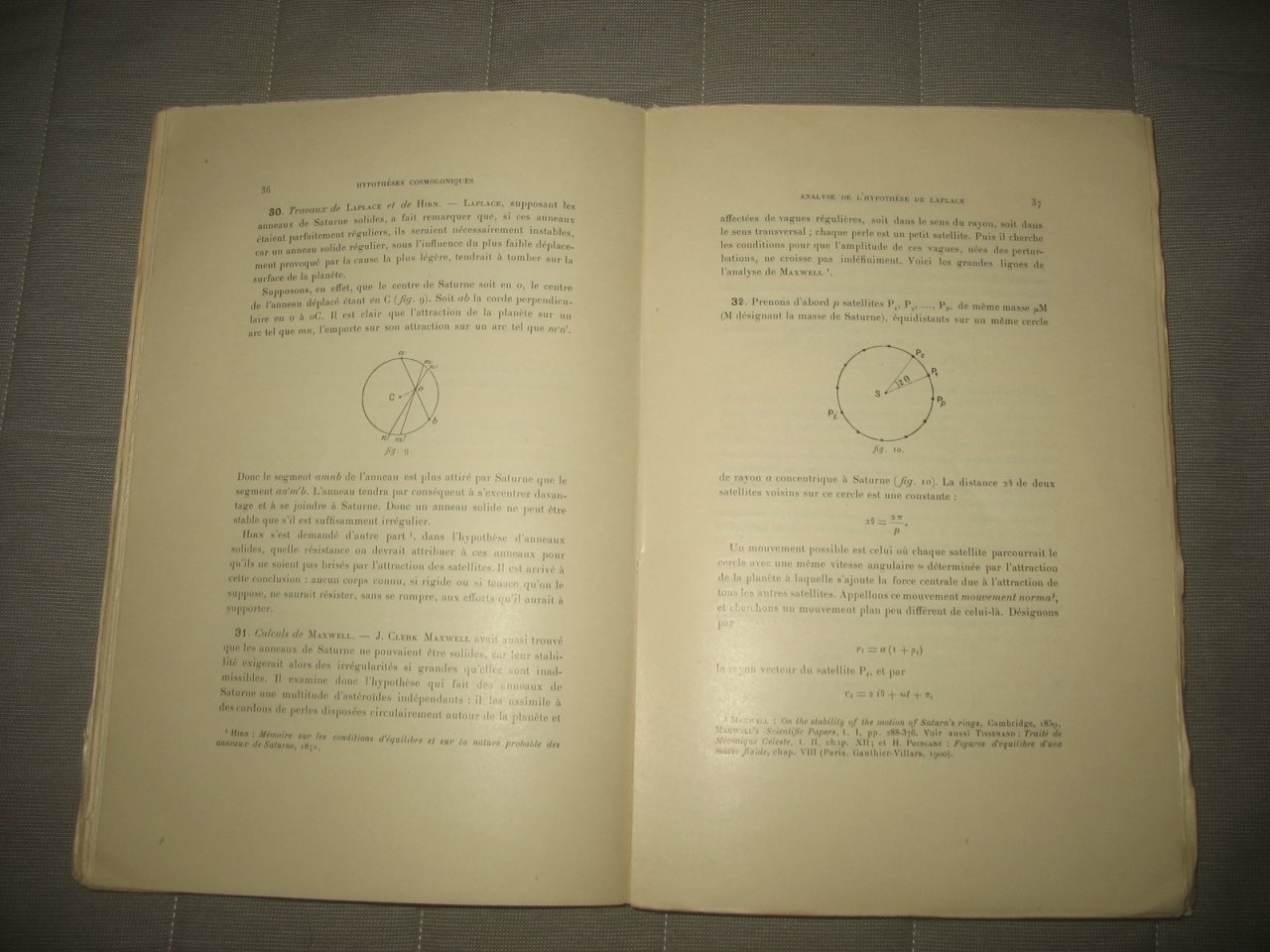 Poincare Henri./ Пуанкаре А. Lecons sur les hypotheses cosmogoniques./ Уроки по космогоническим гипотезам.