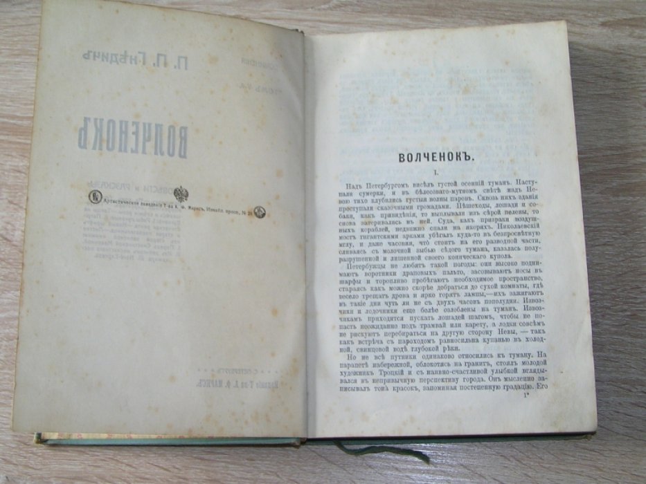 Гнедич П.П. Волченок. Повести и рассказы.
