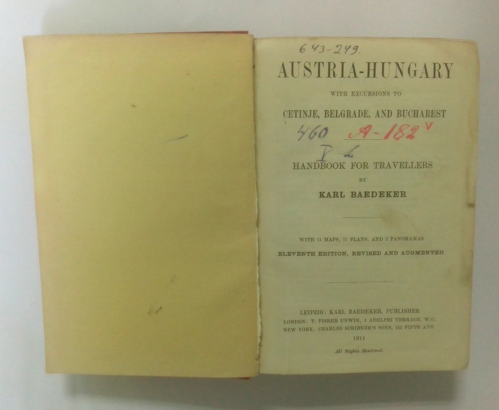 Бедекер, Карл (Baedeker, Karl). Австро-Венгрия.