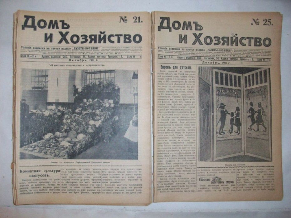 2-х недельный. Иллюстрированный журнал: Дом и хозяйство.