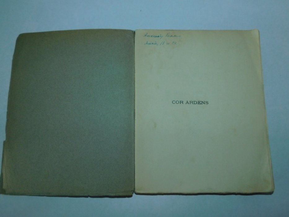 Иванов Вяч. COR ARDENS.