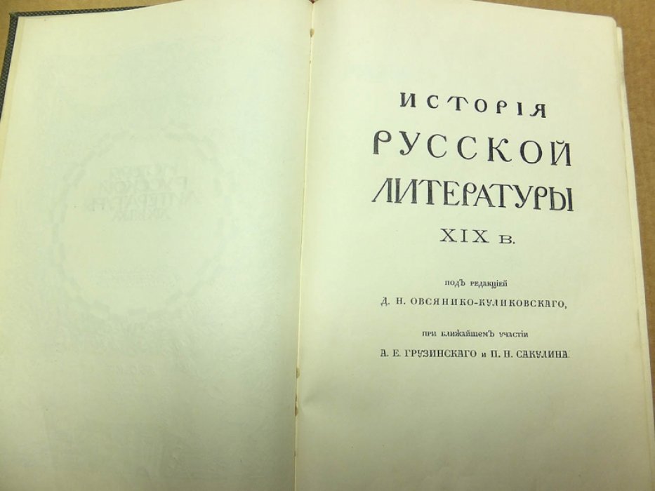 История русской литературы XIX века. В пяти томах. Том 4.