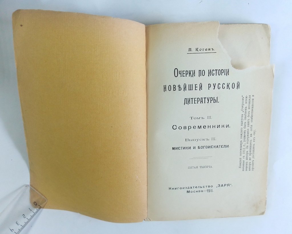 Коган, П. Очерки по истории новейшей Русской литературы.