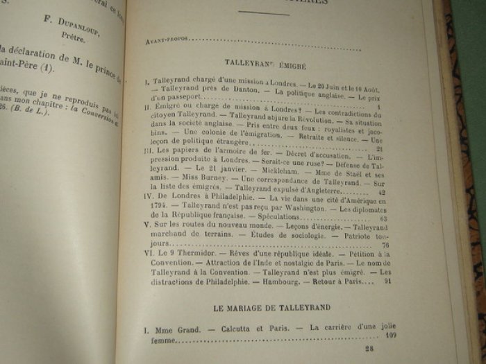 de Lacombe Bernard (Бернар де Лакомб). La Vie Privee de Talleyrand (Личная жизнь Талейрана).