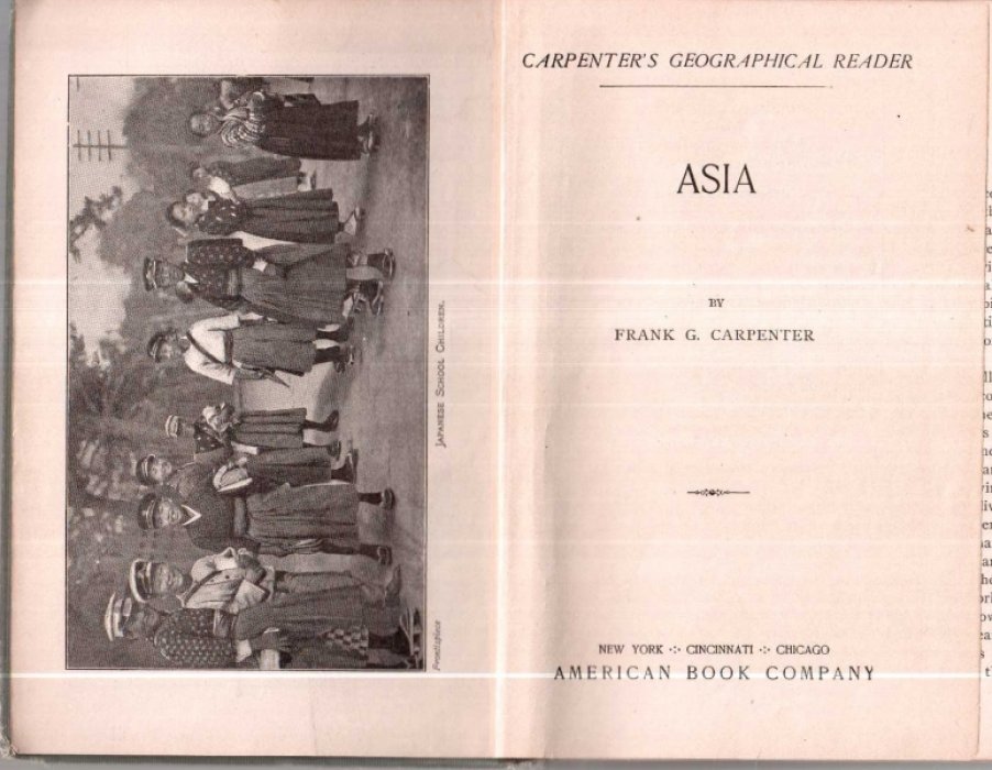 Carpenter F.G. - Asia / Азия. -