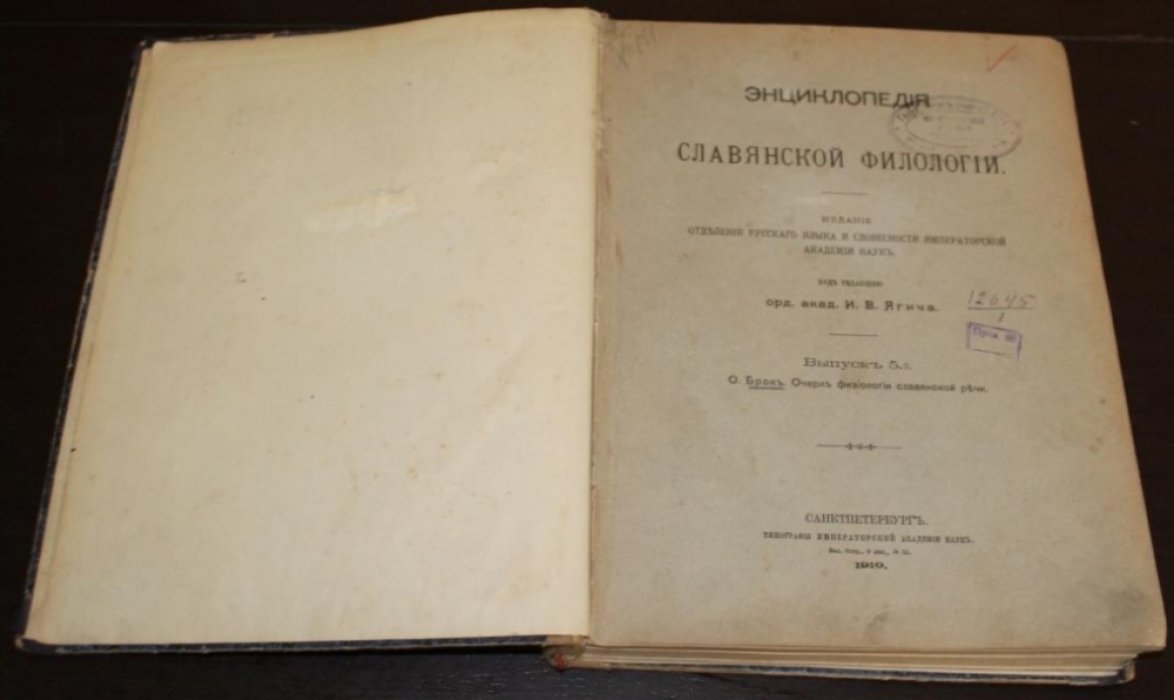 Брок О. Очерк физиологии славянской речи.