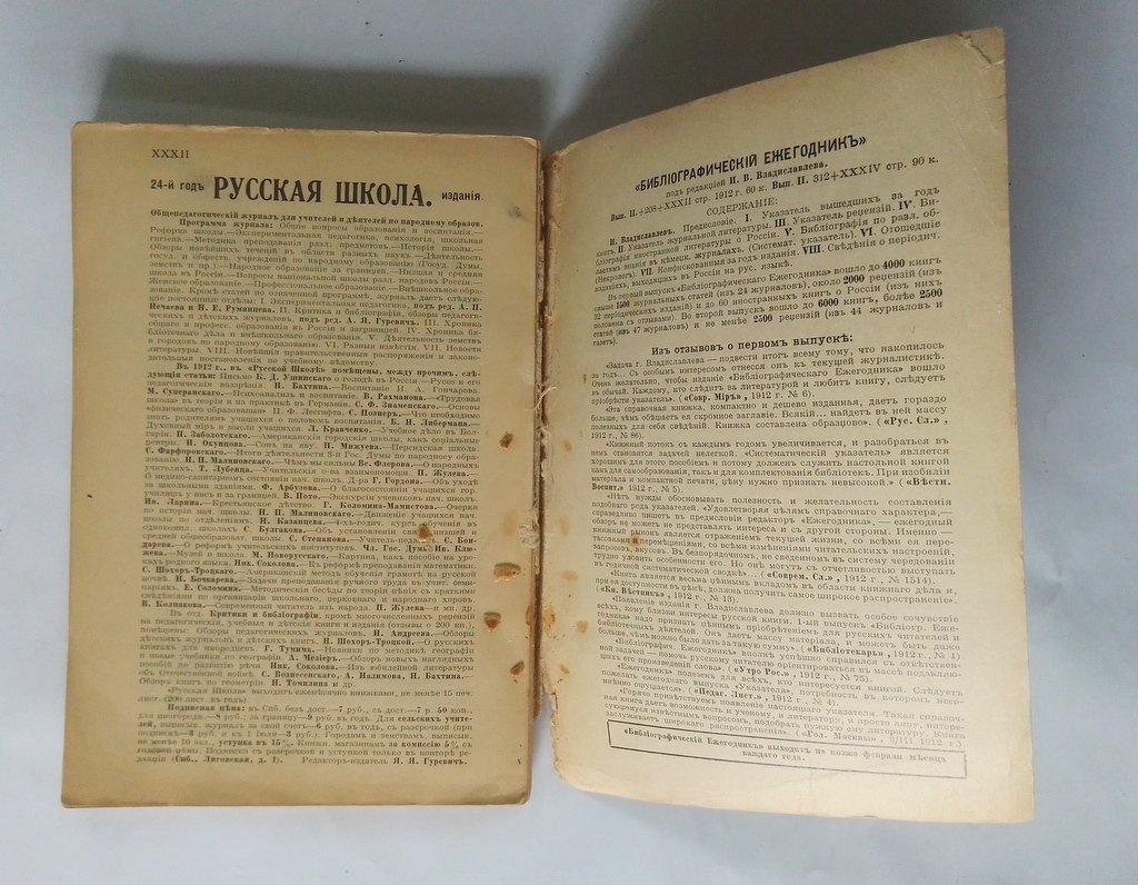 Систематический указатель литературы.