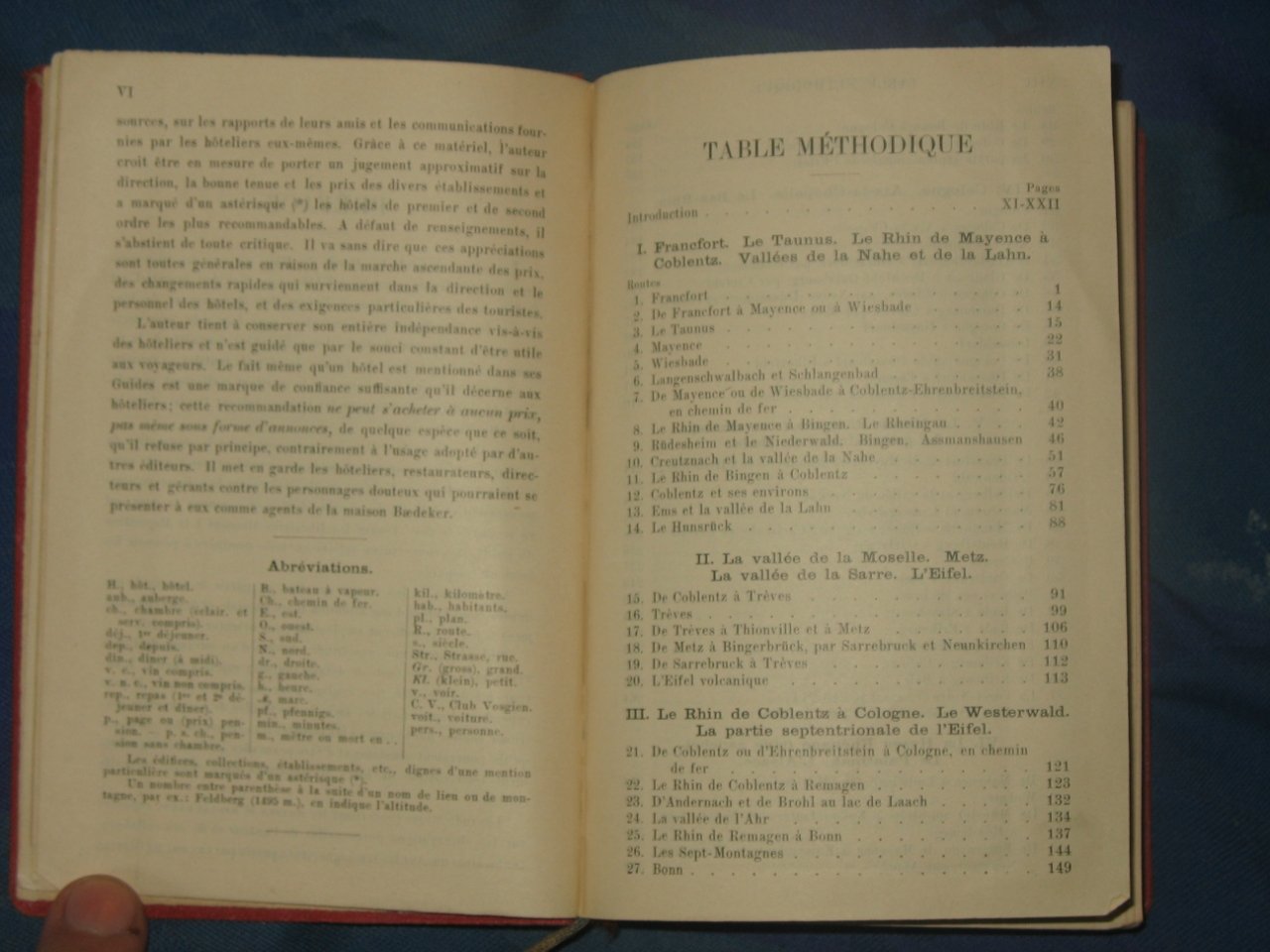 Baedeker Karl. Bords du Rhin. Manuel du voyageur. / Берега Рейна. Путеводитель для туристов.