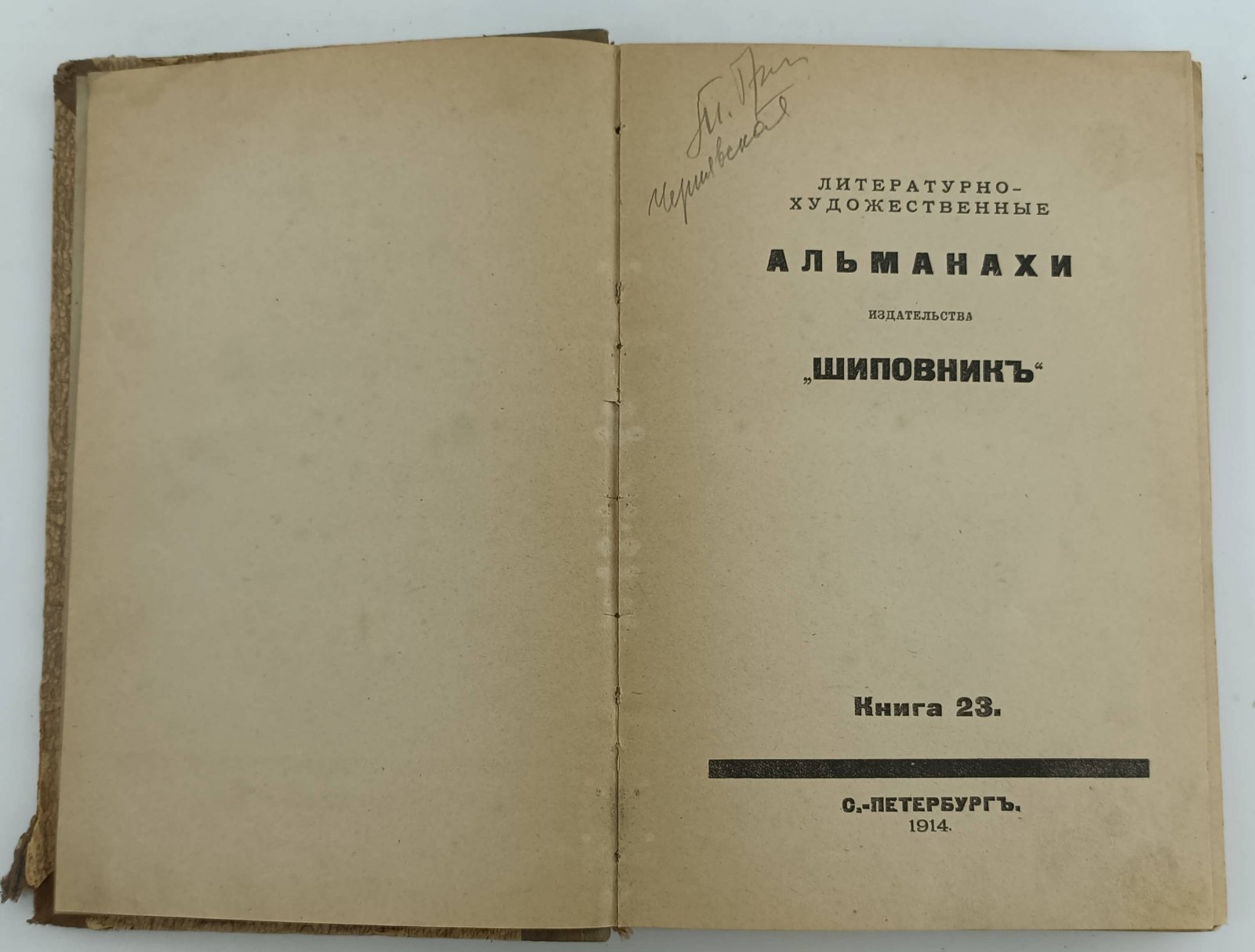 Литературно - художественные альманахи издательства Шиповник. Книга 23.