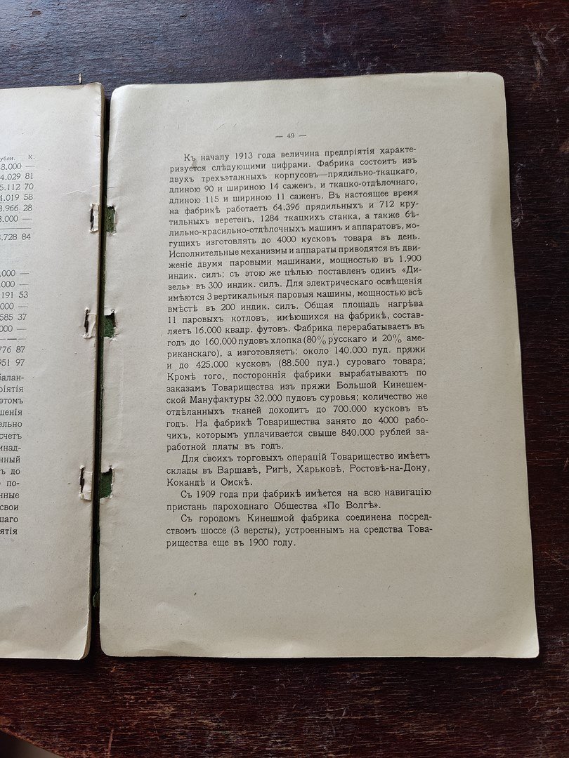 Большая Кинешемская мануфактура.