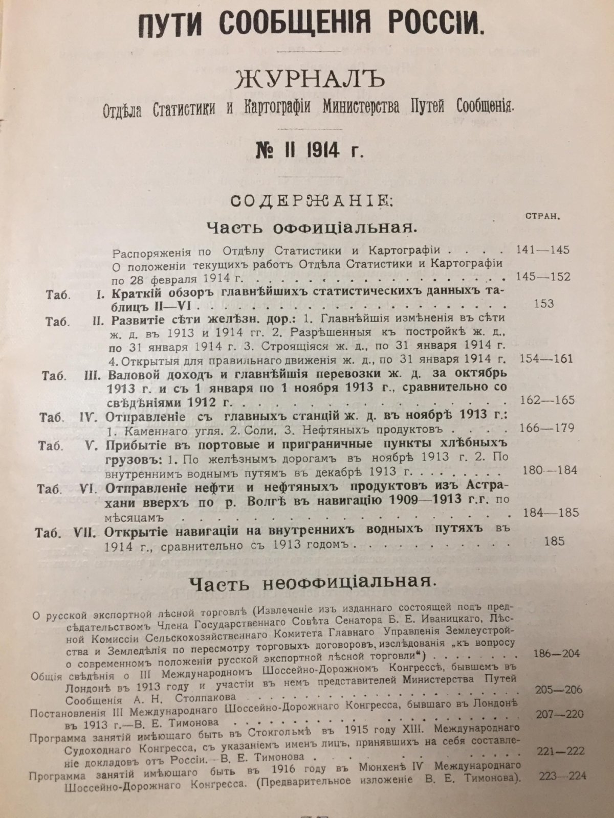 Пути сообщения России. № II. 1914 г.