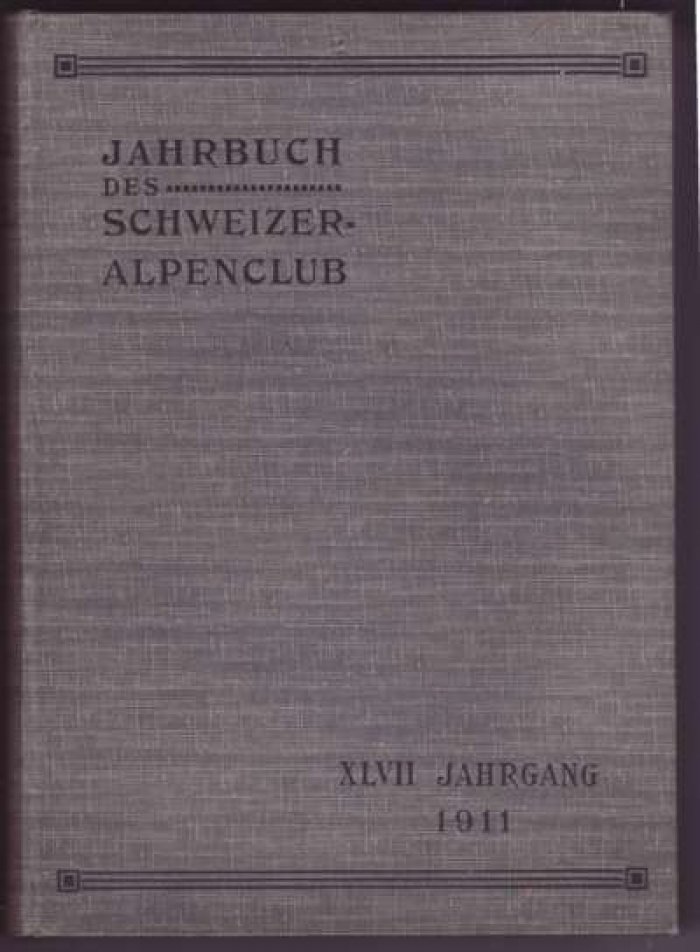 Ежегодник швейцарского альпийского клуба. Т. 47. 1911