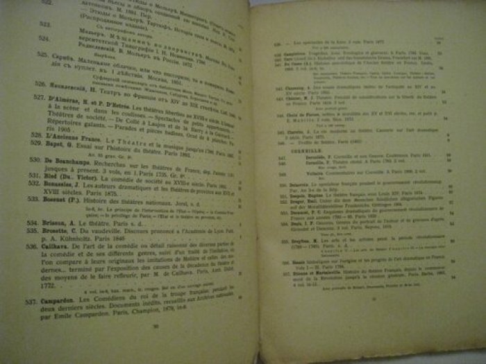 Библиотека В. В. Протопопова. Bibliotheque de M. Victor Protopopoff. Театр - Theatre.