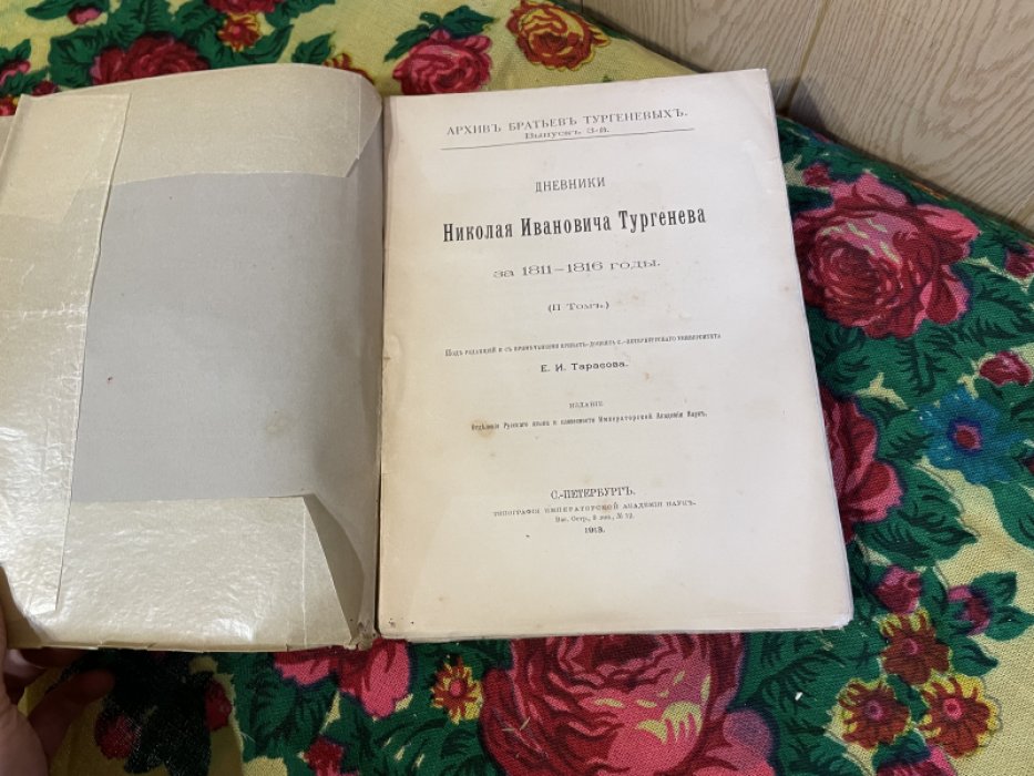 Дневники и письма Николая Ивановича Тургенева. В двух томах.
