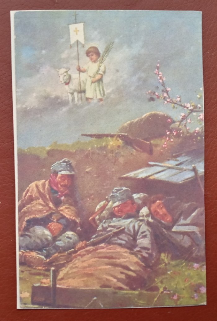 Herzlichste Ostergrube! Boldog husveti unnepeket! Vesele velikonoce! Wesolego Alleluja! (Открытка (Carte Postale))