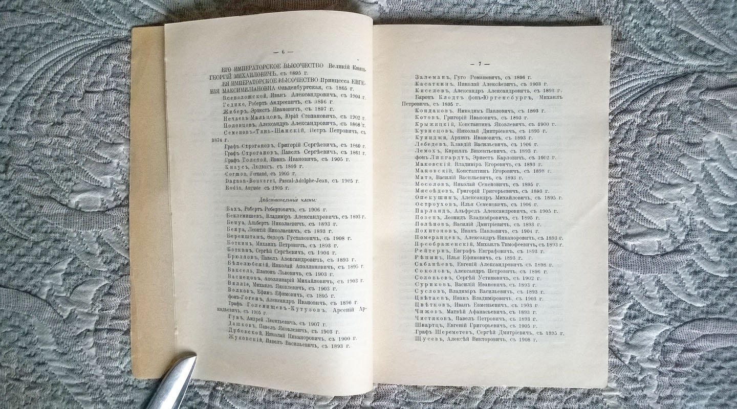 Отчет о деятельности Императорской академии художеств в 1908 году.