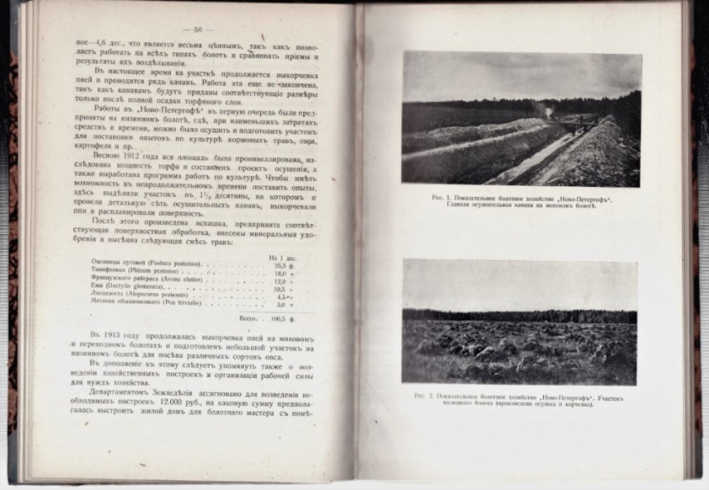 Обзор мероприятий по культуре кормовых растений 1908-1913.