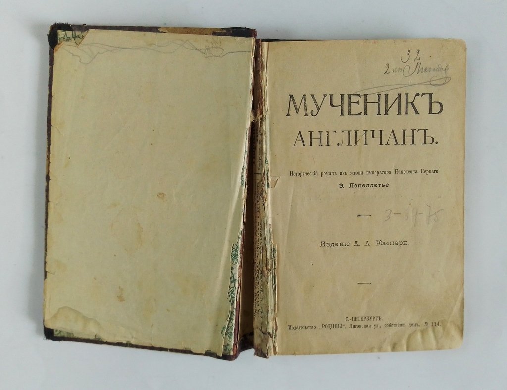 Лепеллетье, Э. Мученик англичан.