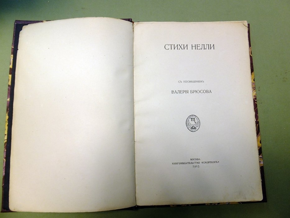 Брюсов В. Стихи Нелли.