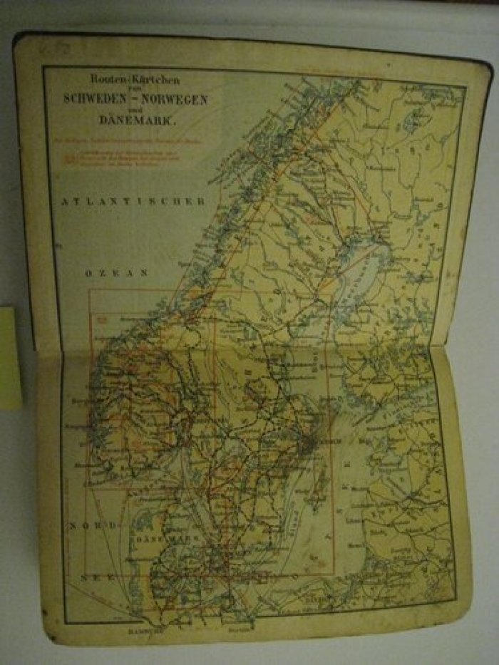 Reisebucher Meyers. Norwegen, Schweden und Danemark nebst spitzbergen und island.