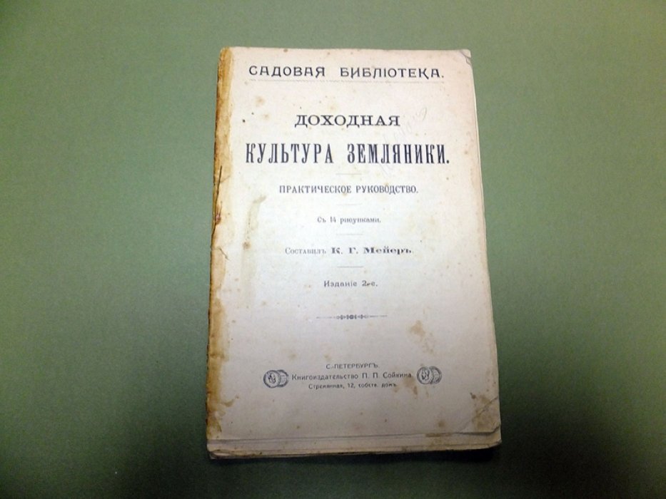 Мейер К.Г. Доходная культура земляники. Практическоое руководство.