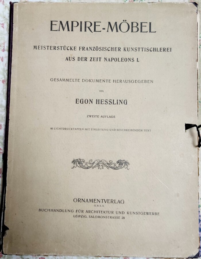 Egon Hessling. Мебель в стиле ампир. Мастер-класс французского столярного дела со времен Неполеона I