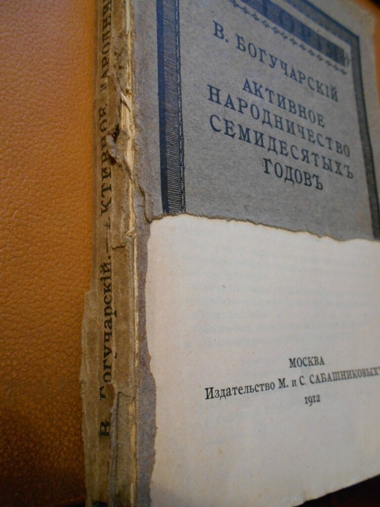 Богучарский В. Активное народничество семидесятых годов.