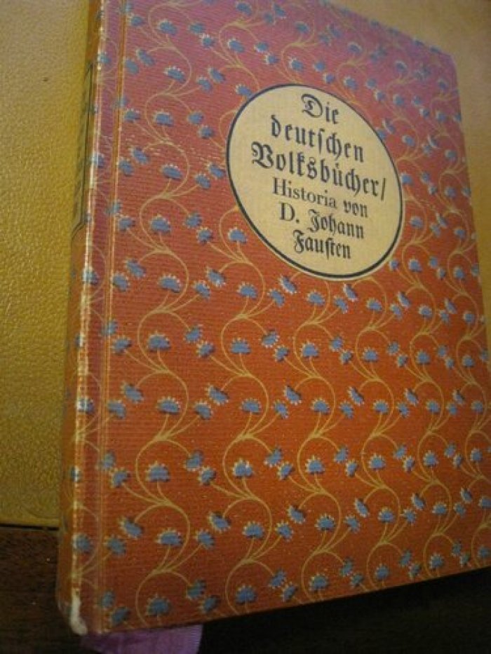 Benz Richard. Historia von d. johann Fausten. История Иоганна Фауста.