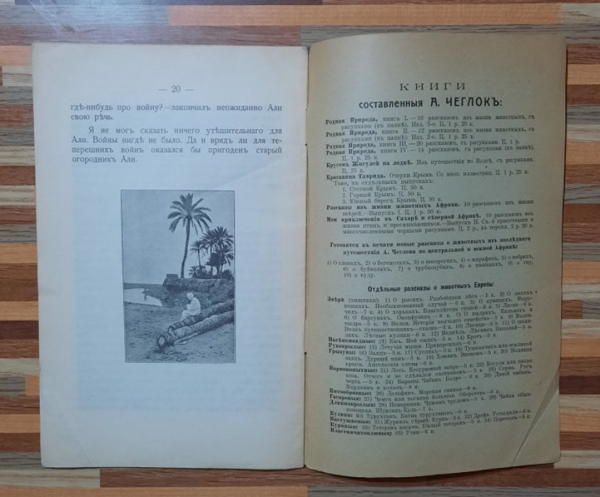 Чеглок А. Мои приключения в Сахаре и Северной Африке. Огородник Али (о страусах).