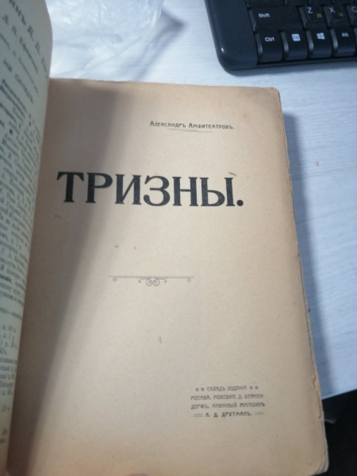 Амфитеатров А. Тризны.