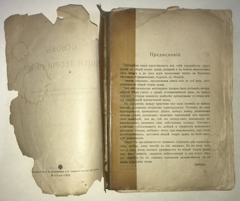 Рождественский А. Основы общей теории права. Курс лекций, читанных на Высших Женских Юридических Курсах в Москве